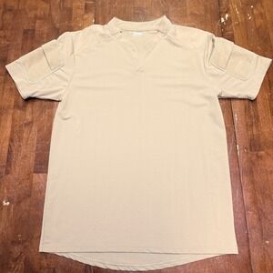 Velocity Systems Boss Rugby Tactical Shirt Short Sleeve Mens XL USA Patch Panels